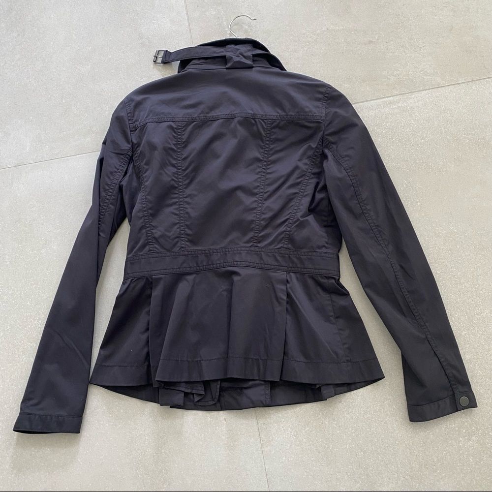 Armani Exchange Black Peplum Jacket - Picture 3 of 4